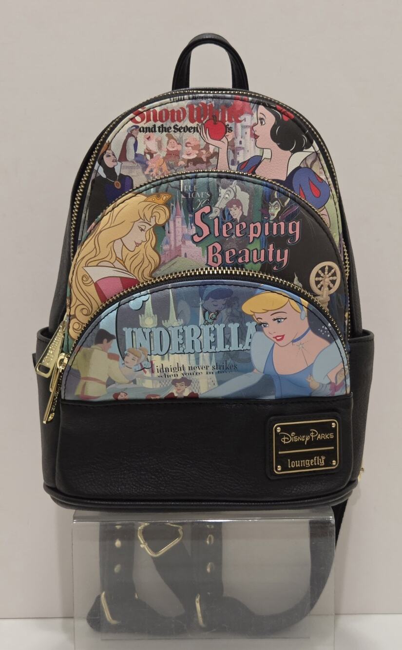 Loungefly Disney Parks Classic Disney Princess Trio Mini Backpack